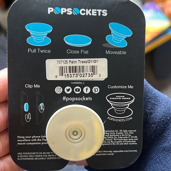 Palm Tree Popsocket - Picture 2 of 2